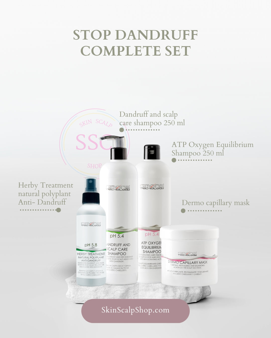 STOP Dandruff Complete set