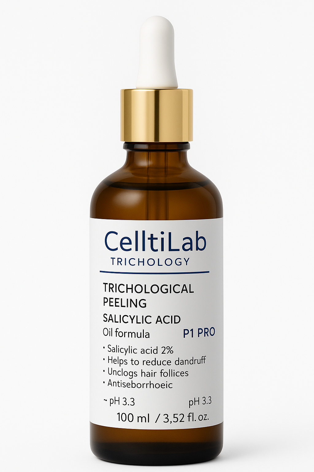 P1PRO – Trichological Scalp Peel with Salicylic Acid (pH 3.3, Strength: 3)
