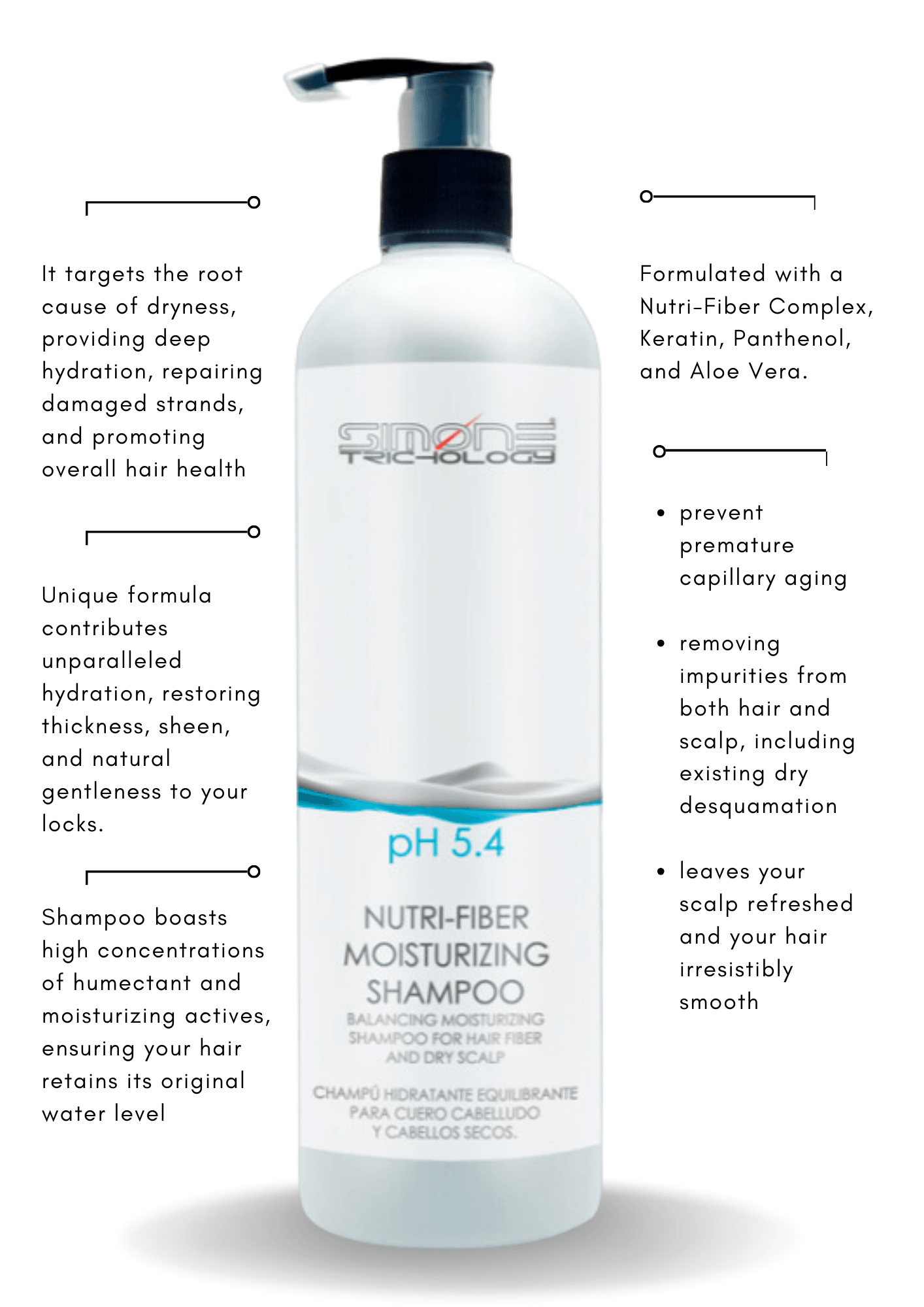 Nutri-Fiber Moisturizing Shampoo - Skin Scalp Clinic